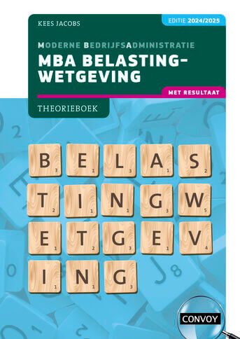 MBA Belastingwetgeving met resultaat