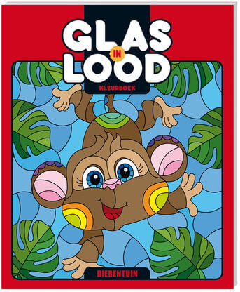 Kleurboek glas-In-Lood - Dierentuin