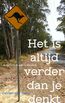 Het is altijd verder dan je denkt (e-book)